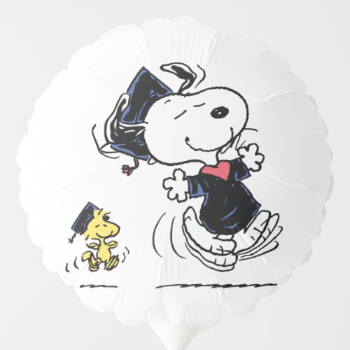 Peanuts  Snoopy  Woodstock Graduation Balloon