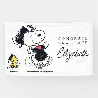Peanuts | Snoopy & Woodstock Graduation Banner