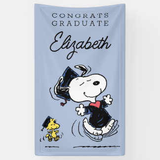 Peanuts | Snoopy & Woodstock Graduation Banner