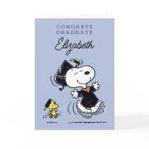 Peanuts | Snoopy & Woodstock Graduation Card