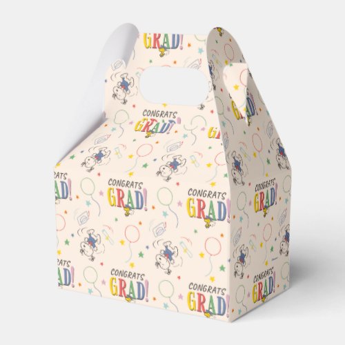 Peanuts Snoopy Woodstock Graduation Favor Boxes