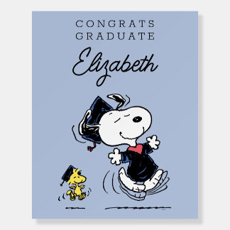 Peanuts | Snoopy & Woodstock Graduation Foam Board