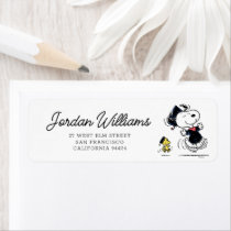 Peanuts | Snoopy & Woodstock Graduation Label
