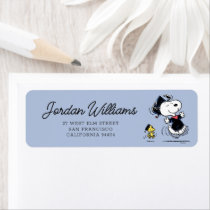 Peanuts | Snoopy & Woodstock Graduation Label