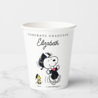 Peanuts | Snoopy & Woodstock Graduation Paper Cups