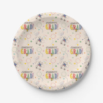 Peanuts Snoopy Woodstock Graduation Paper Plates