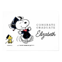 Peanuts | Snoopy & Woodstock Graduation Poster