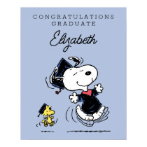 Peanuts | Snoopy & Woodstock Graduation Poster