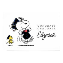 Peanuts | Snoopy & Woodstock Graduation Poster