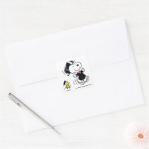 Peanuts | Snoopy & Woodstock Graduation Square Sticker
