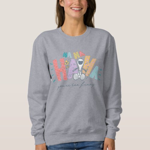 Peanuts  Snoopy  Woodstock Ha Ha Ha Laughing Sweatshirt