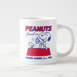 Peanuts Snoopy & Woodstock Hanging Around Giant Coffee Mug