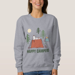 Peanuts | Snoopy & Woodstock Happiness is Camping Sweatshirt