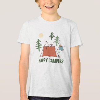 Peanuts | Snoopy & Woodstock Happiness is Camping Tri-Blend Shirt