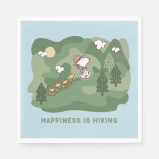 Peanuts | Snoopy & Woodstock Happiness is Hiking Napkins