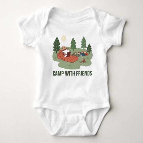 Peanuts  Snoopy  Woodstock Happy Campers Baby Bodysuit