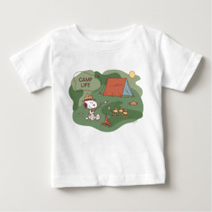 Peanuts   Snoopy & Woodstock Happy Campers Baby T-Shirt