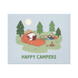 Peanuts | Snoopy &amp; Woodstock Happy Campers Canvas Print
