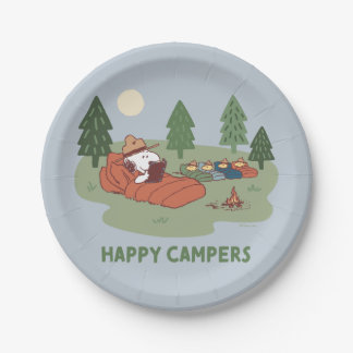 Peanuts | Snoopy & Woodstock Happy Campers Paper Plates