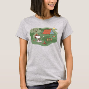 Peanuts   Snoopy & Woodstock Happy Campers T-Shirt