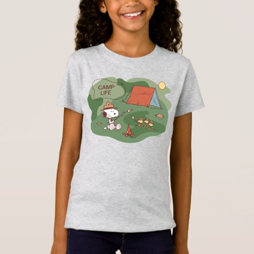 Peanuts  Snoopy  Woodstock Happy Campers T_Shirt