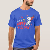 Peanuts | Snoopy & Woodstock Happy Holidays T-Shirt