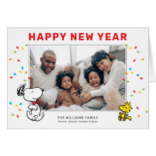 Peanuts   Snoopy & Woodstock Happy New Year Cards