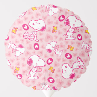 Peanuts | Snoopy & Woodstock Heart Pattern Balloon