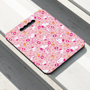 Peanuts   Snoopy & Woodstock Heart Pattern Seat Cushion