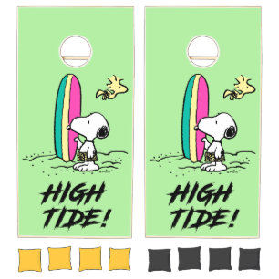 Peanuts Snoopy & Woodstock High Tide Cornhole Set