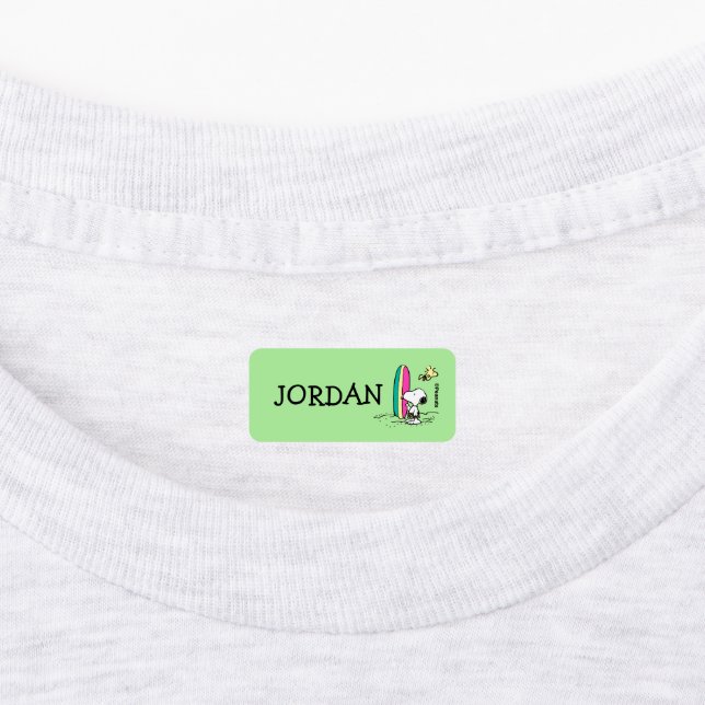 Peanuts | Snoopy & Woodstock High Tide Kids' Labels (Affixed)