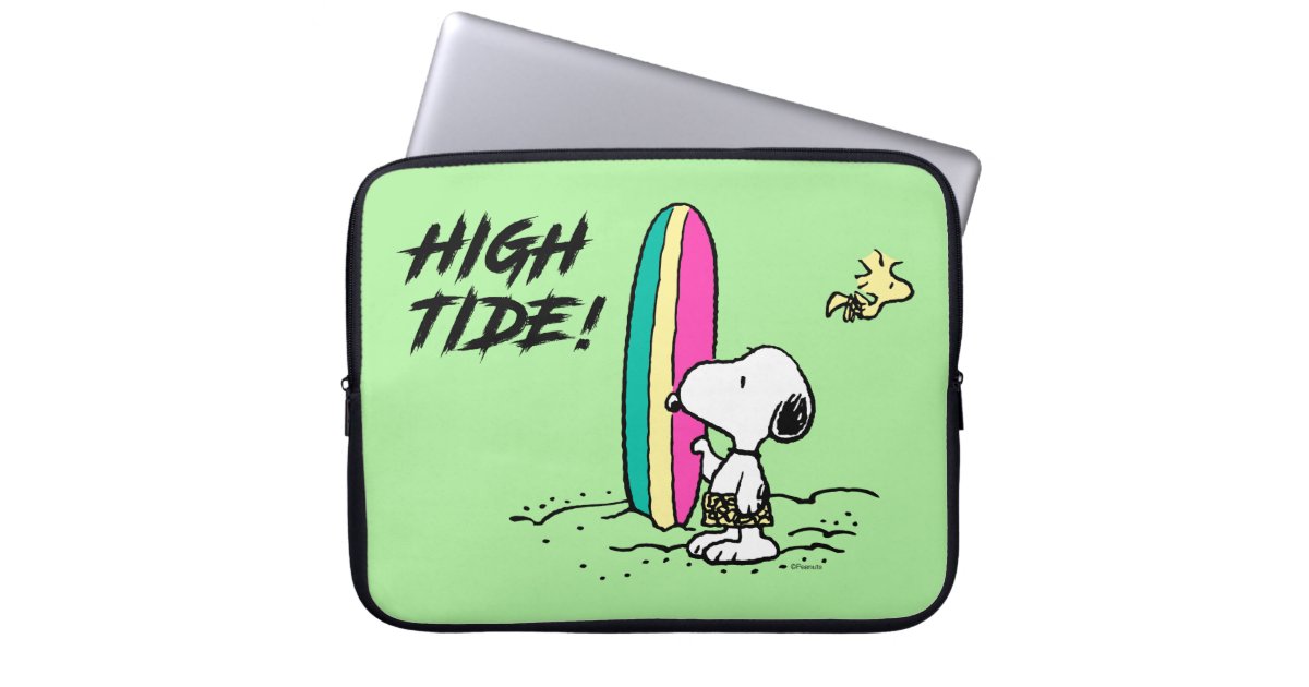 Peanuts | Snoopy & Woodstock High Tide Laptop Sleeve | Zazzle