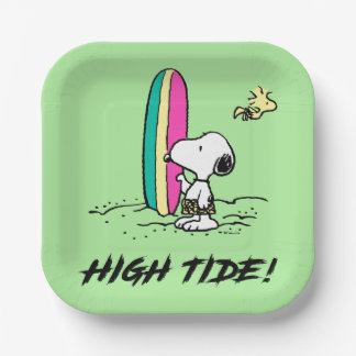 Peanuts | Snoopy & Woodstock High Tide Paper Plates