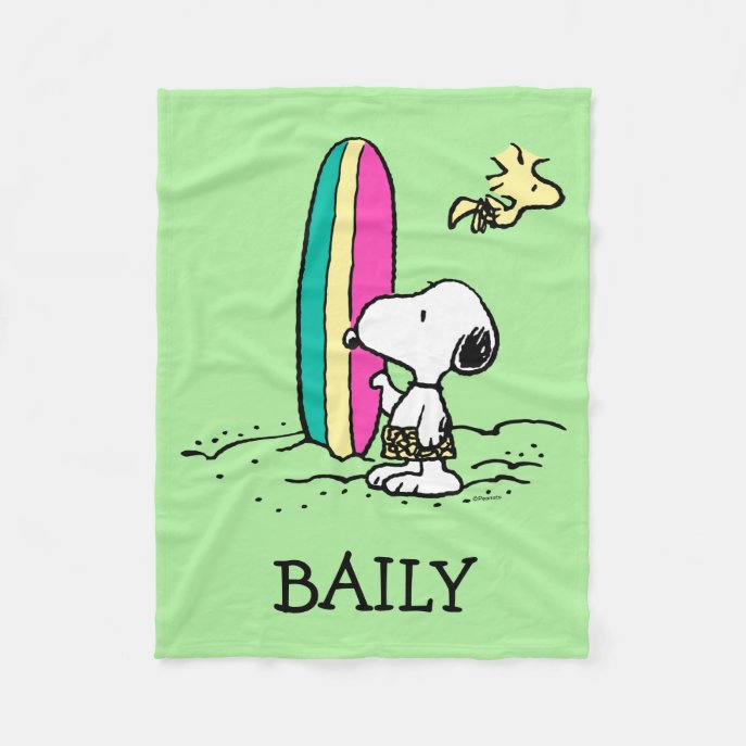 Peanuts | Snoopy &amp; Woodstock High Tide Pet Fleece Blanket