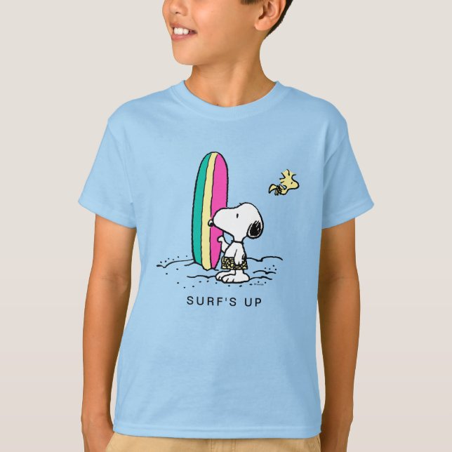 Peanuts | Snoopy & Woodstock High Tide T-Shirt (Front)