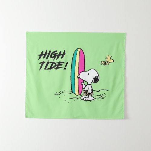 Peanuts  Snoopy  Woodstock High Tide Tapestry