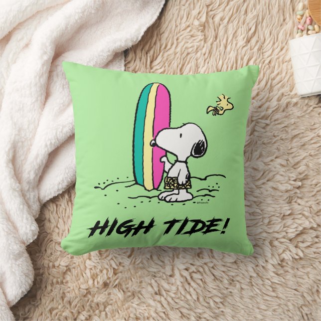 Peanuts | Snoopy & Woodstock High Tide Throw Pillow (Blanket)