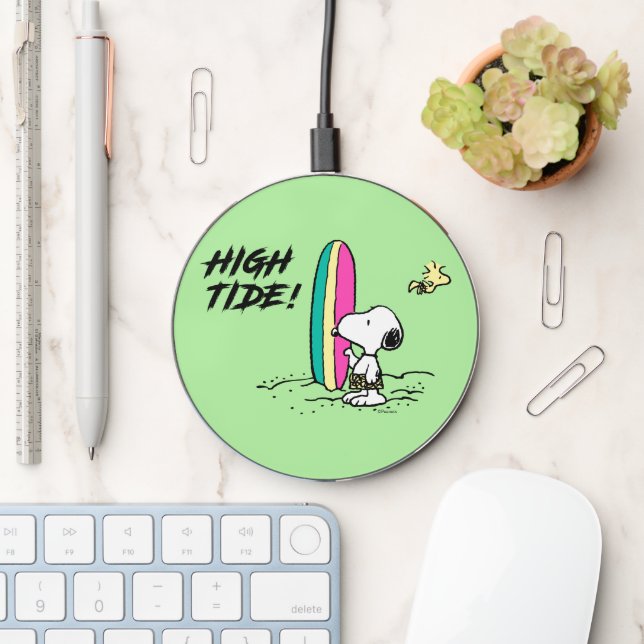 Peanuts | Snoopy & Woodstock High Tide Wireless Charger (Desk)
