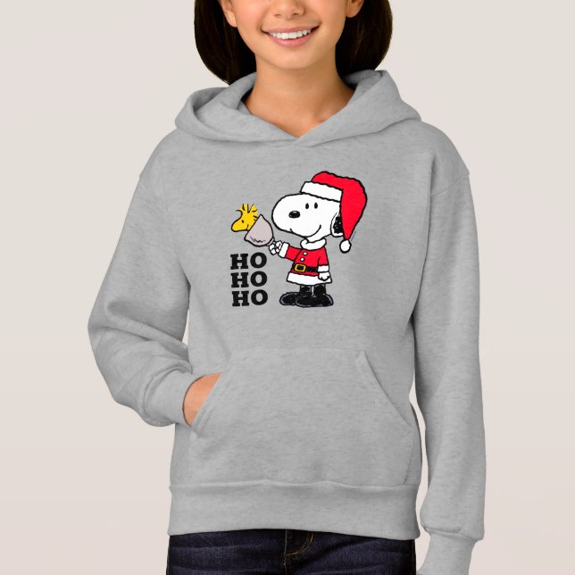 Peanuts | Snoopy & Woodstock Ho Ho Ho Hoodie (Front)