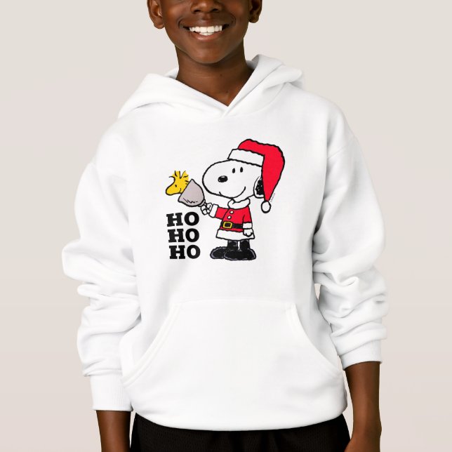 Peanuts | Snoopy & Woodstock Ho Ho Ho Hoodie (Front)