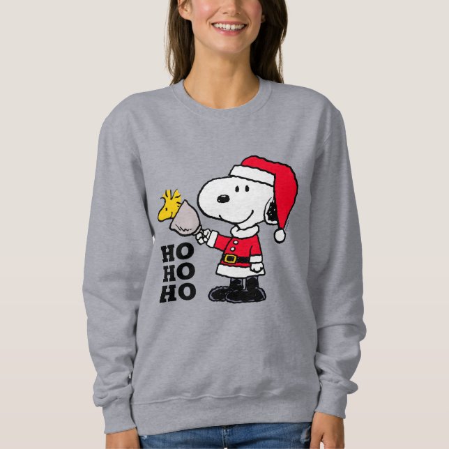 Peanuts | Snoopy & Woodstock Ho Ho Ho Sweatshirt (Front)