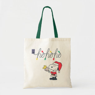 Peanuts Snoopy & Woodstock Ho Ho Ho Tote Bag