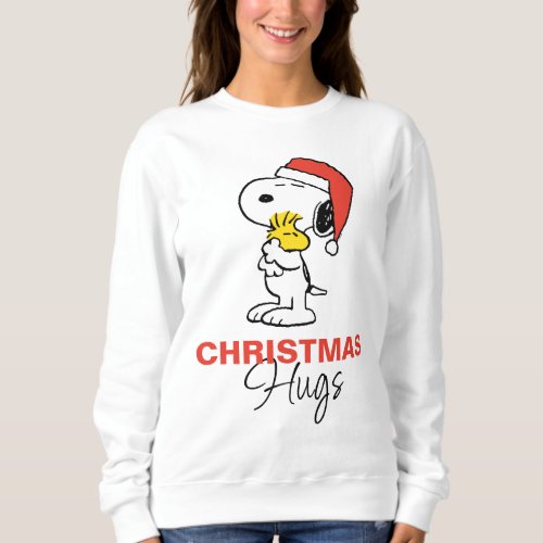 Peanuts  Snoopy  Woodstock Holiday Hugs Sweatshirt