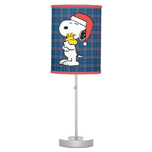 Peanuts  Snoopy  Woodstock Holiday Hugs Table Lamp