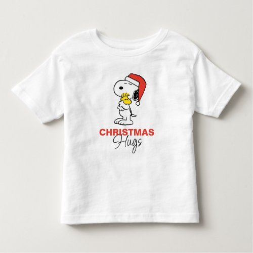 Peanuts  Snoopy  Woodstock Holiday Hugs Toddler T_shirt