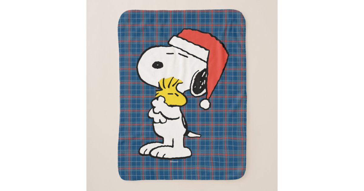 Peanuts | Snoopy & Woodstock Holiday Sherpa Blanket | Zazzle