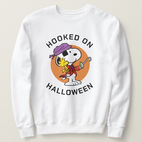 Peanuts  Snoopy  Woodstock Hooked on Halloween Sweatshirt