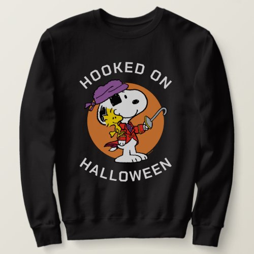 Peanuts  Snoopy  Woodstock Hooked on Halloween Sweatshirt