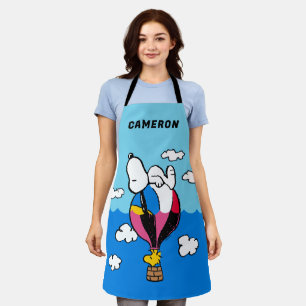 Peanuts Snoopy & Woodstock Hot Air Balloon Apron
