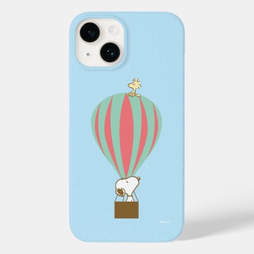 Peanuts  Snoopy  Woodstock Hot Air Balloon Case_Mate iPhone 14 Case